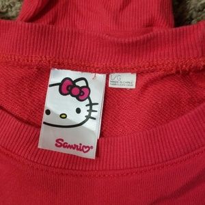 Hello Kitty Tops - Hello Kitty Crewneck Sweatshirt Hello Kitty Tops - Hello Kitty Crewneck Sweatshirt